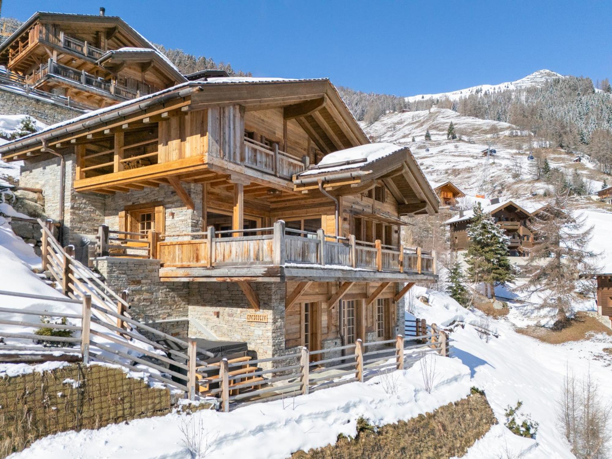 Chalet La Luge Villa Grimentz Kültér fotó