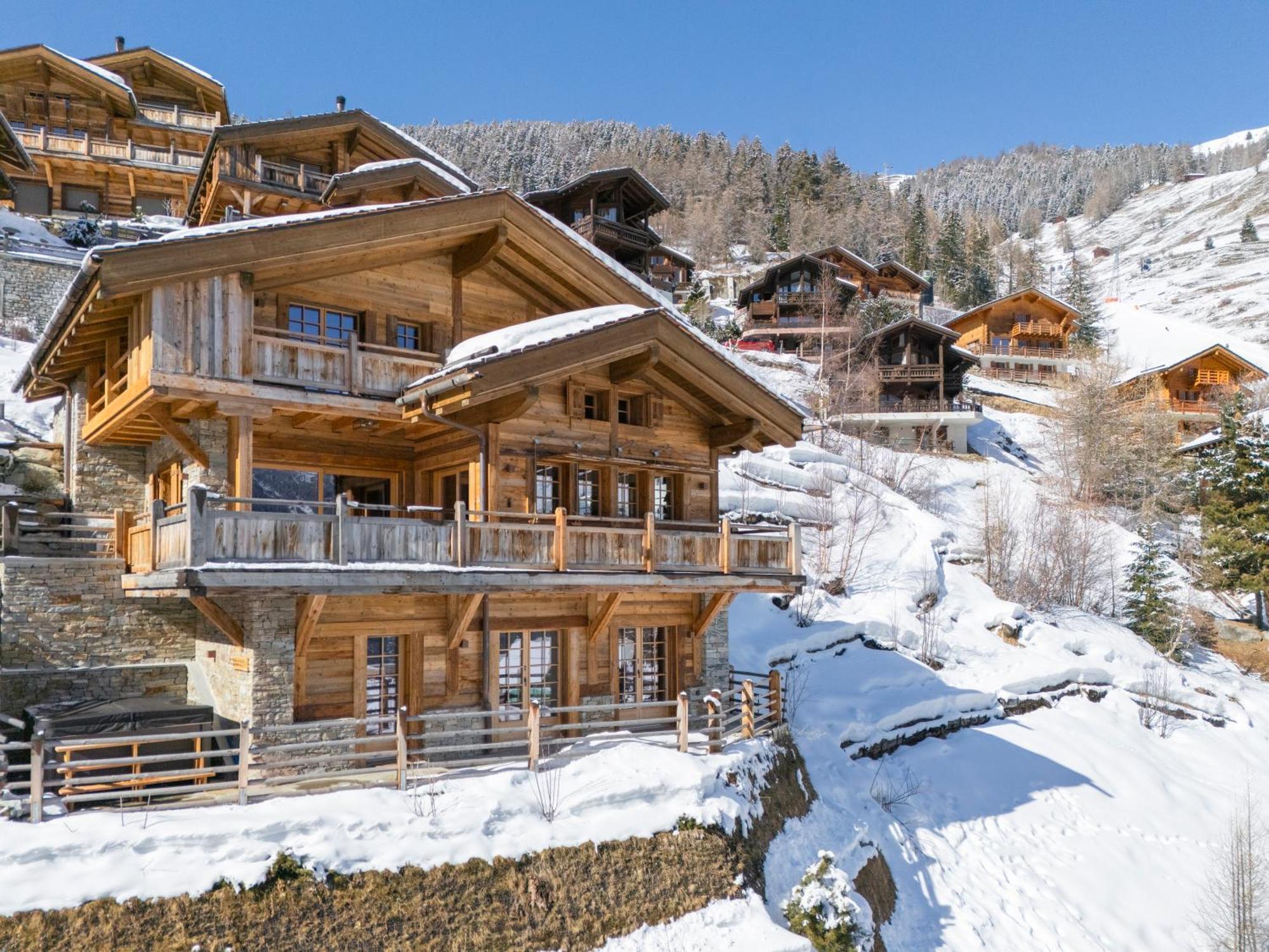 Chalet La Luge Villa Grimentz Kültér fotó